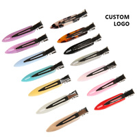 Barrettes à cheveux en acétate OEM à marque privée, sans pli, petites pinces à friser, outil pour maquillage et accessoires de coiffure
