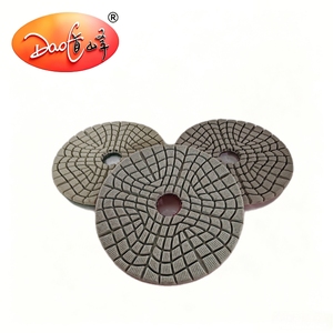 Disque abrasif diamanté <span class=keywords><strong>3</strong></span> étapes gris pétale 4 pouces (100 mm) – Dureté moyenne, finition haute brillance pour granit, marbre, pierre, carrelage – Économisez du temps - Product Image 3