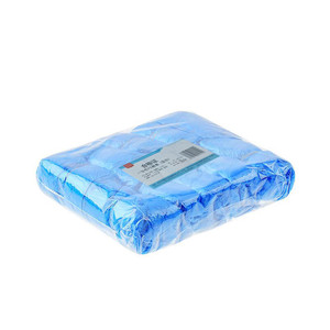 Protège-chaussures jetables en plastique bleu, épaissis, résistants à l'usure, imperméables et antidérapants, à enfiler, pour la maison, l'intérieur, la salle informatique, les étudiants - Product Image 3