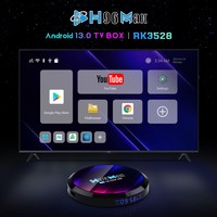2025 H96 MAX Rockchip RK3528 STB Custom Best 8K 4GB RAM Streaming Internet OTT Super Box Google Smart Android 13 Set-top TV Box