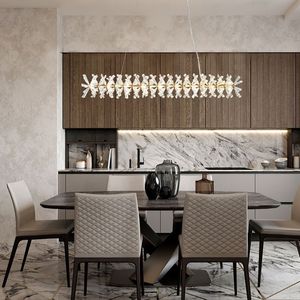 Nordic Light Luxury Crystal Chandelier Dining <strong>Room</strong> Bedroom Personality Creativity 2019 New Post-modern Simple Living <strong>Room</strong> <strong>Lamps</strong> - Product Image 6