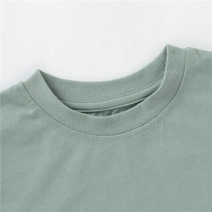 Camisetas Suaves de Manga Corta con Hombros Caídos y Cuello Redondo para Bebés y Niños Pequeños de 0 a 4 Años en Tejido de Punto de Algodón 100% Orgánico - Product Image 3