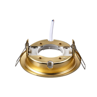 Source de lumière GX53 à bas prix d'usine base de plafonnier intégrée en aluminium doré
