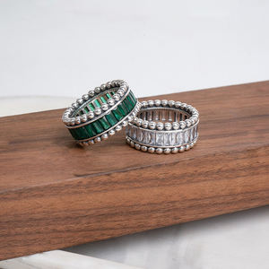 Bague d'index pour femmes, élégante et tendance, légère et luxueuse, polyvalente, mode haut de gamme, océan fantaisie, style minimaliste, lumière flottante - Product Image 2