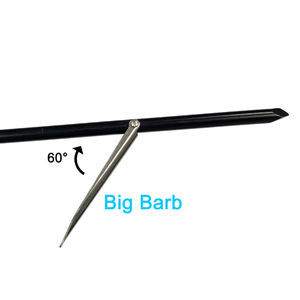 Eje de Acero al Carbono Omer de 7.5mm, HRC55, para Pesca Submarina, Longitud de 120cm a 170cm, para Pesca con Arpón - Product Image 3