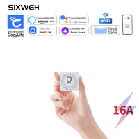 CozyLife WiFi Mini Smart Switch Boîte noire Télécommande Minuterie APP Contrôle prend en charge 16A pour le système de maison intelligente transfrontalier