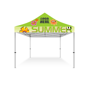 Auvent de marque personnalisée en polyester enduit imperméable de haute qualité Installation facile Foire commerciale Stable Tente à cadre en aluminium 40mm - Product Image 2