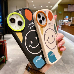 Ins Mode Sourire Visage Téléphone étui pour <span class=keywords><strong>iphone</strong></span> 15 14 11 <span class=keywords><strong>12</strong></span> 13 <span class=keywords><strong>Mini</strong></span> étui Pro X XS Max XR 7 8 Plus SE Housse En Silicone Souple - Product Image 5