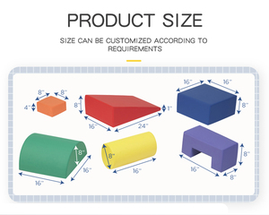 6-Mảnh Bé Leo Núi Khối Thời Gian Chơi Và Leo Lên Mềm Chơi Thiết Lập Trong Nhà Chơi Phòng Tập Thể Dục Mềm Chơi Leo Núi Cho Trẻ Mới Biết Đi - Product Image 6