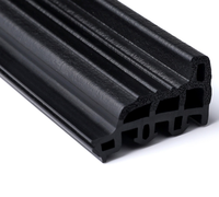 Bandes d'étanchéité autocollantes en mousse de caoutchouc composite EPDM, résistantes au vent et aux intempéries, découpe personnalisable, noires, certifiées ISO9001