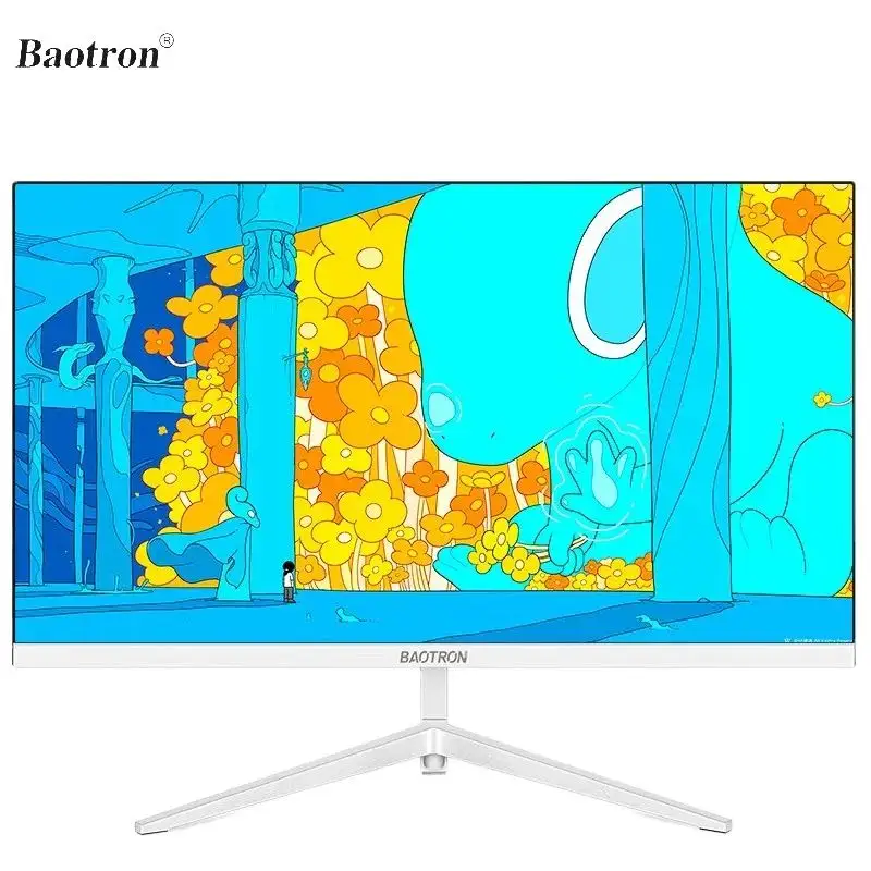 Optionaler weißer oder schwarzer 21,45-Zoll-Computermonitor IPS High-Definition-LED-LCD-Bildschirm