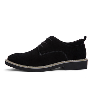 Chaussures habillées en cuir pour hommes, confortables, durables, à lacets, couture tendance, décontractées - Product Image 3