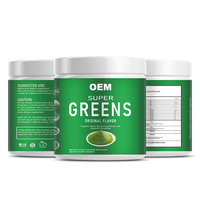 Poudre de Supergreens Bio OEM/ODM : Vitamines, Compléments à Base de Plantes, Contrôle du Poids, Antioxydant, Soutien Immunitaire, Réduction du Cortisol