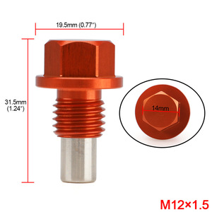 <b>Universal</b> Magnetic Oil Drain <b>Plug</b> M12 M14 M16 M20 Aluminum Alloy For Car Retrofit Upgrade - Product Image 4