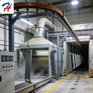 สายการผลิตเคลือบผงแบบแมนนวล/อัตโนมัติสำหรับโลหะอะลูมิเนียม พร้อมบริการแบบครบวงจรจากโรงงาน - Product Image 4