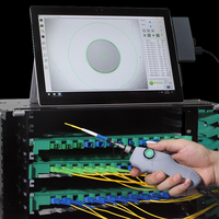 Adaptor Elektronik Telekomunikasi Sudut Siku SC FC LC PC APC Probe Inspector Fiber Video Fiber Inspection Probe