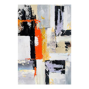 Handmade hình ảnh tác phẩm nghệ thuật hiện đại trang trí nội thất màu sắc nghệ thuật Bộ sưu tập đóng khung trừu tượng sơn dầu vải tường nghệ thuật - Product Image 1