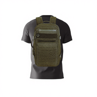 Sac à dos tactique de sport, système MOLLE, imperméable, polyester 900D, durable, léger, pour la salle de sport, l'extérieur, l'usage quotidien, compartiment pour ordinateur portable