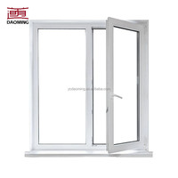 Ventanas Abatibles de Aluminio con Triple Acristalamiento, Aisladas, de Diseño Contemporáneo, Eficientes Energéticamente, Insonorizadas, Resistentes a Daños, de Aleación de Aluminio Duradera