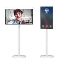 23.8 27 32 Inch Wireless Smart Portable TV Android Monitor with 1300W Camera 5H Battery Life Touch Screen FHD 60Hz Display