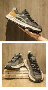Zapatillas Deportivas Retro para Hombre, Transpirables, Diseño Casual para Primavera, Verano y Otoño, con Puntera Gruesa y Suave, Malla, Goma y Plantilla de PU - Product Image 6