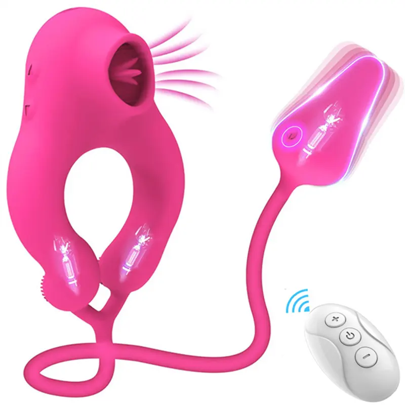 Caixa personalizada grátis - Silicone língua lambendo plug anal para bunda vibrador mamilos clitóris massagem do pênis brinquedos sexuais para mulheres homens casais