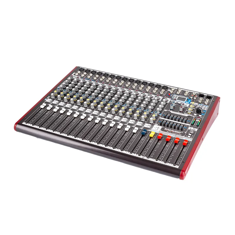 Mélangeur Audio professionnel de Studio, équipement de musique, amplificateur de Microphone à effets numériques 16 voies, avec Console, livraison gratuite