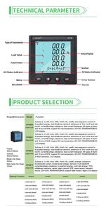 Acrel APM800 Medidor De Energia Comercial Medidor De Painel Trifásico RS485 Modbus-RTU Protocolo Rede Multifuncional Analisador De Potência" - Product Image 5