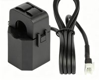 Transformador de Corriente Monofásico de Núcleo Dividido SCT-T10 de 80A/80mA con Certificación CE, Núcleo de Ferrita, Bajo Costo, Personalizado, Cable de 0.5m Blanco y Negro