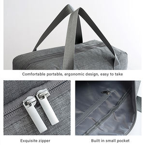Sac de sport léger gris, nouvelle arrivée 2021, sac de voyage avec compartiment à chaussures, pour le sport et les activités humides et sèches - Product Image 5