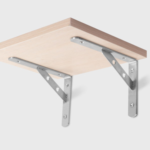 Left Steel Stainless Steel Bracket 3mm 4mm Thickened <b>Shelf</b> Support Wall Mount Durable Connectors - Product Image 2