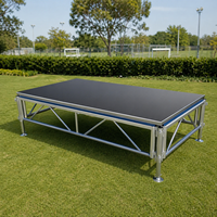Scène en aluminium pour événements, plateforme de scène imperméable pour l'extérieur et l'intérieur, concerts, défilés de mode, mariages