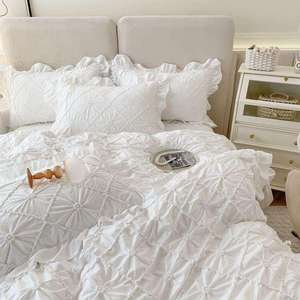 Vendita calda più popolare in Set di biancheria da letto in tessuto 100% cotone lenzuolo tridimensionale con copripiumino - Product Image 4