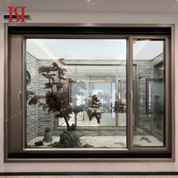 Ventanas abatibles de aluminio de vidrio ultra doble de la serie MINIMALISMO de la mejor marca Venta caliente Cortina de persiana Puerta de techo de piso de aluminio