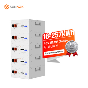 Sunark 深循环锂离子电池组 48V 200Ah 51.2V 16kWh 20kWh 30kWh 314Ah Lifepo4 太阳能电池 家用储能 - Product Image 1