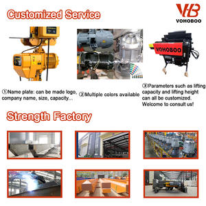 Voboo kerekan rantai listrik, dengan lengan Putar mesin gigi komponen Motor inti bongkar muat efisien - Product Image 6