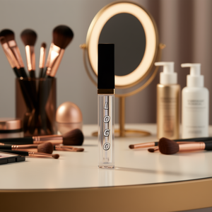 Gloss à lèvres liquide personnalisé avec logo, lustre nacré, 15 couleurs, tube en plastique avec bouchon à vis, emballage de maquillage - Product Image 2