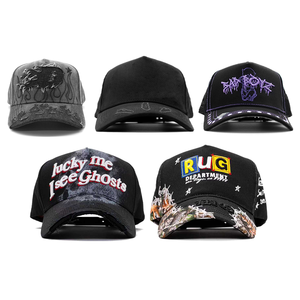 En stock, livraison rapide, casquettes originales en daim personnalisées à 5 panneaux, casquettes Chrome Gorras <span class=keywords><strong>G5</strong></span> Innedit <span class=keywords><strong>G5</strong></span> Beard Hats Box - Product Image 3