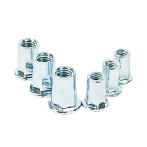 Hot bán nhà máy phẳng đầu bên trong bên ngoài lục giác bán Hex thép kẽm mạ lục giác vòng cơ thể mù đinh tán hạt - Product Image 3