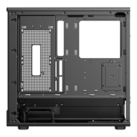 ESGAMING-Boîtier noir pour ordinateur de jeu, tour en métal SPCC, sans vis, avec filtre anti-poussière, refroidisseur de refroidissement liquide