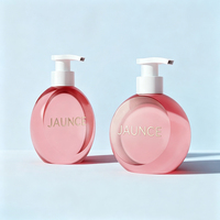 Flacon pompe à émulsion en forme de boule avec bouchon à vis en plastique PET 250 ml pour sérum et crème pour le visage