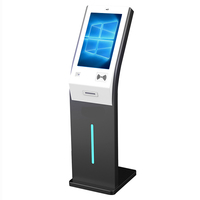 Système de gestion des files d'attente sans fil ou filaire pour hôpitaux, banques, etc. - Kiosque à tickets avec imprimante, lecteur RFID et scanner de codes QR