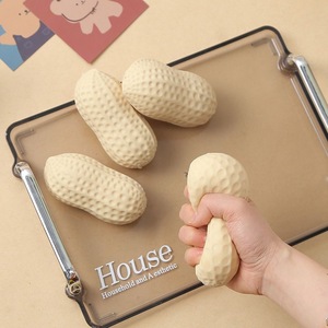 Peanut <b>Squishy</b> Toy Soft Squeezable Slow Rising Stress Relief Sensory Fidget Toy Realistic Peanut Food Toy for Kids Adults Gifts - Product Image 5