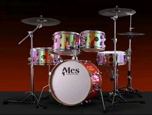 Batería <span class=keywords><strong>de</strong></span> Jazz Acústica <span class=keywords><strong>de</strong></span> Calidad Premium con Herrajes Duraderos y Sonido Superior para Músicos Profesionales - Product Image 1