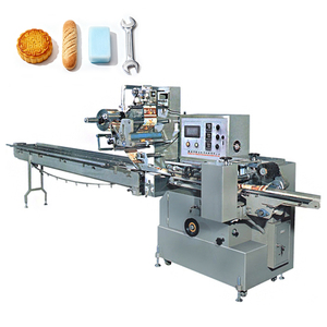 Envoltura horizontal automática de alta velocidad Paquete de flujo Máquina de embalaje de almohada de galletas de Caramelo Suave y duro - Product Image 6