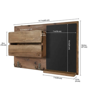 Étagère murale flottante en bois personnalisée pour le rangement à domicile, organisateur de rangement pour la décoration de la maison - Product Image 3