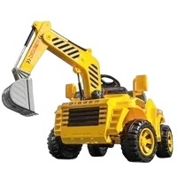 12V Electric <strong>Ride</strong> <strong>on</strong> Car Construction Real <strong>Digger</strong> for <strong>Kids</strong> with Remote Control - Product Image 2