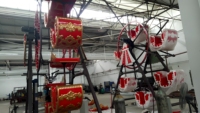 Attractions de Noël : Nouvelle Grande Roue Miniature à 6 Cabines pour Parc d'Attractions à Vendre