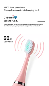 Brosse à dents électrique intelligente pour enfants, vente en gros, brosse à dents portable à poils souples pour la maison, brosse à dents de dessin animé pour enfants de 3 à 15 ans - Product Image 4