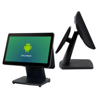 Terminal de point de vente à double écran tactile personnalisé de 15,6 pouces, multi-OS, JSJ JSJ68-D-116 RK3566 Wi-Fi 6 Bluetooth 5.2, garantie 1 an